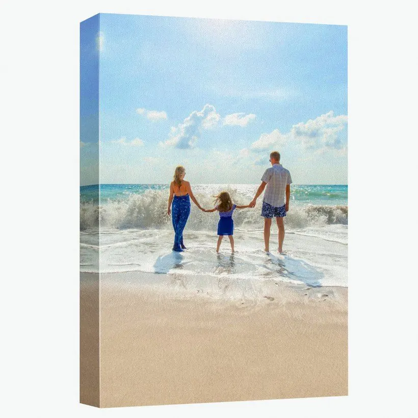 Gallery wrapped canvas print with 1.5 inch depth