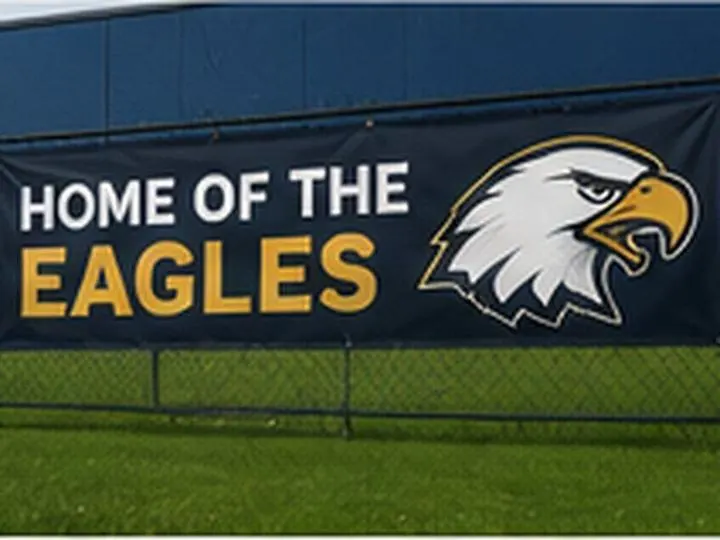 School spirit banner &mdash; Vinyl Banners design example