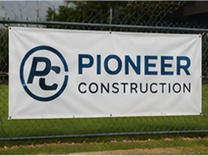 Construction company banner &mdash; Vinyl Banners design example