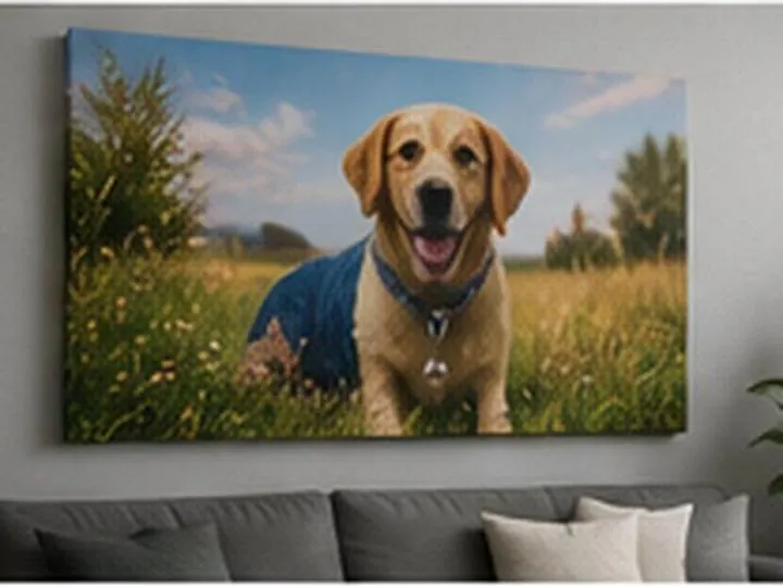 Pet portrait &mdash; Canvas Prints design example