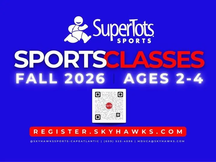 SuperTots Sports fall classes vinyl banner — recent order