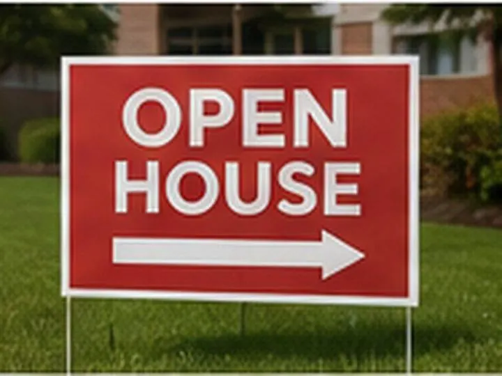 Open house directional &mdash; Yard Signs design example