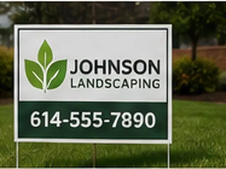 Landscaping service sign &mdash; Yard Signs design example