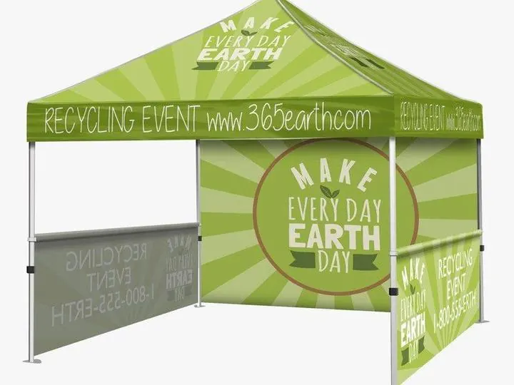 Tent with printed walls &mdash; Event Tents design example